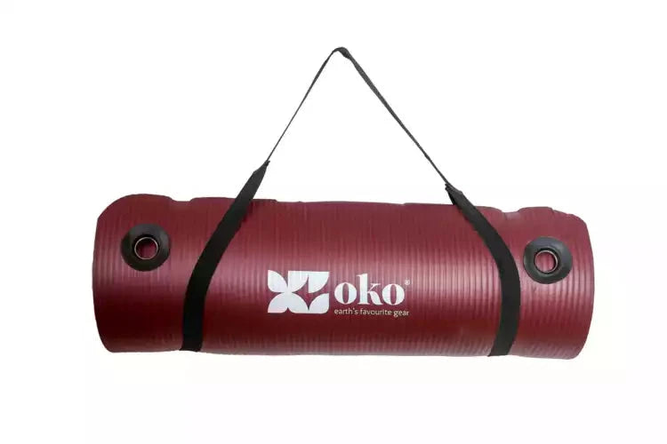 Tappetino yoga eco-responsabile (con occhielli) - spessore 1,5 cm