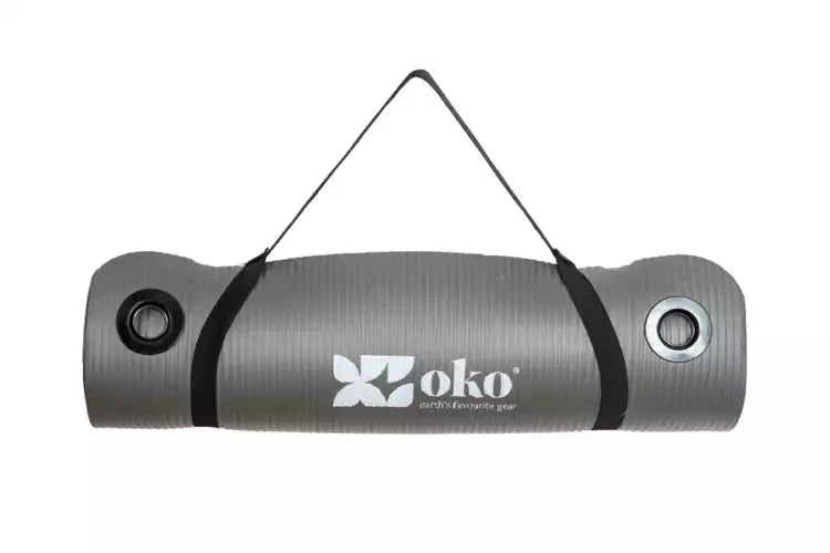 Tappetino yoga ecologico (con occhielli) - spessore 0,8 cm