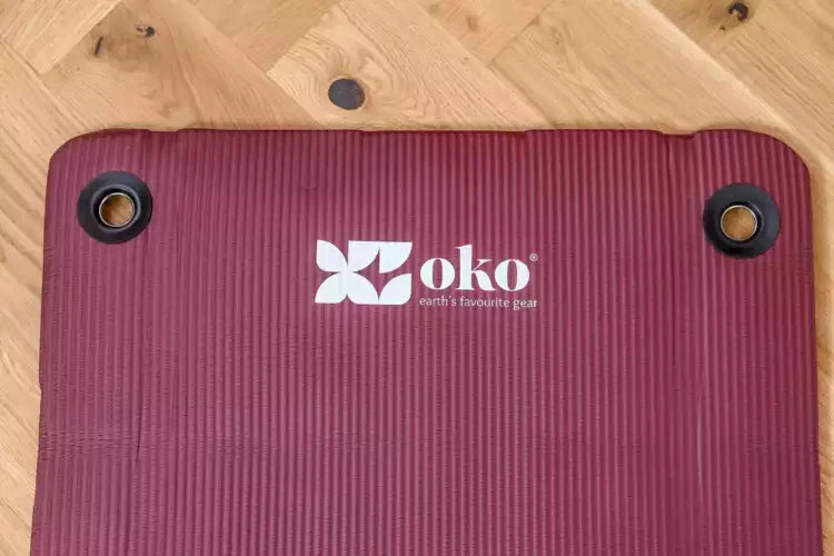 Tappetino yoga eco-responsabile (con occhielli) - spessore 1,5 cm