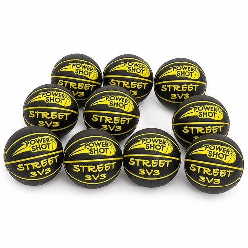 Set di 10 palloni da basket Street 3v3 - Pompa e borsa in OMAGGIO