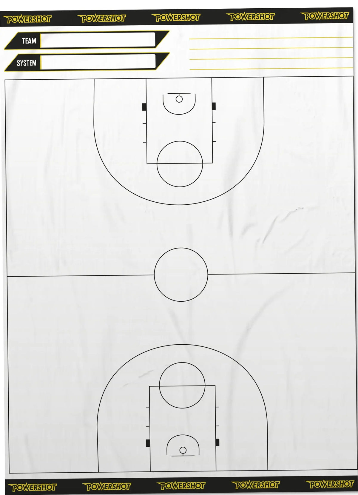 Rullo tattico per pallacanestro - Campo intero