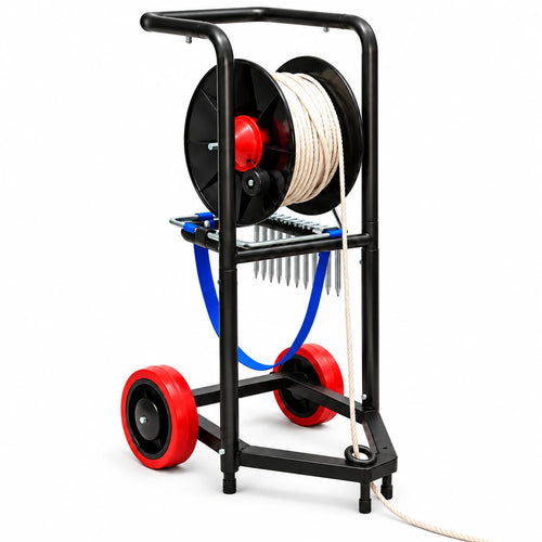 Carrello con corda segnacampo
