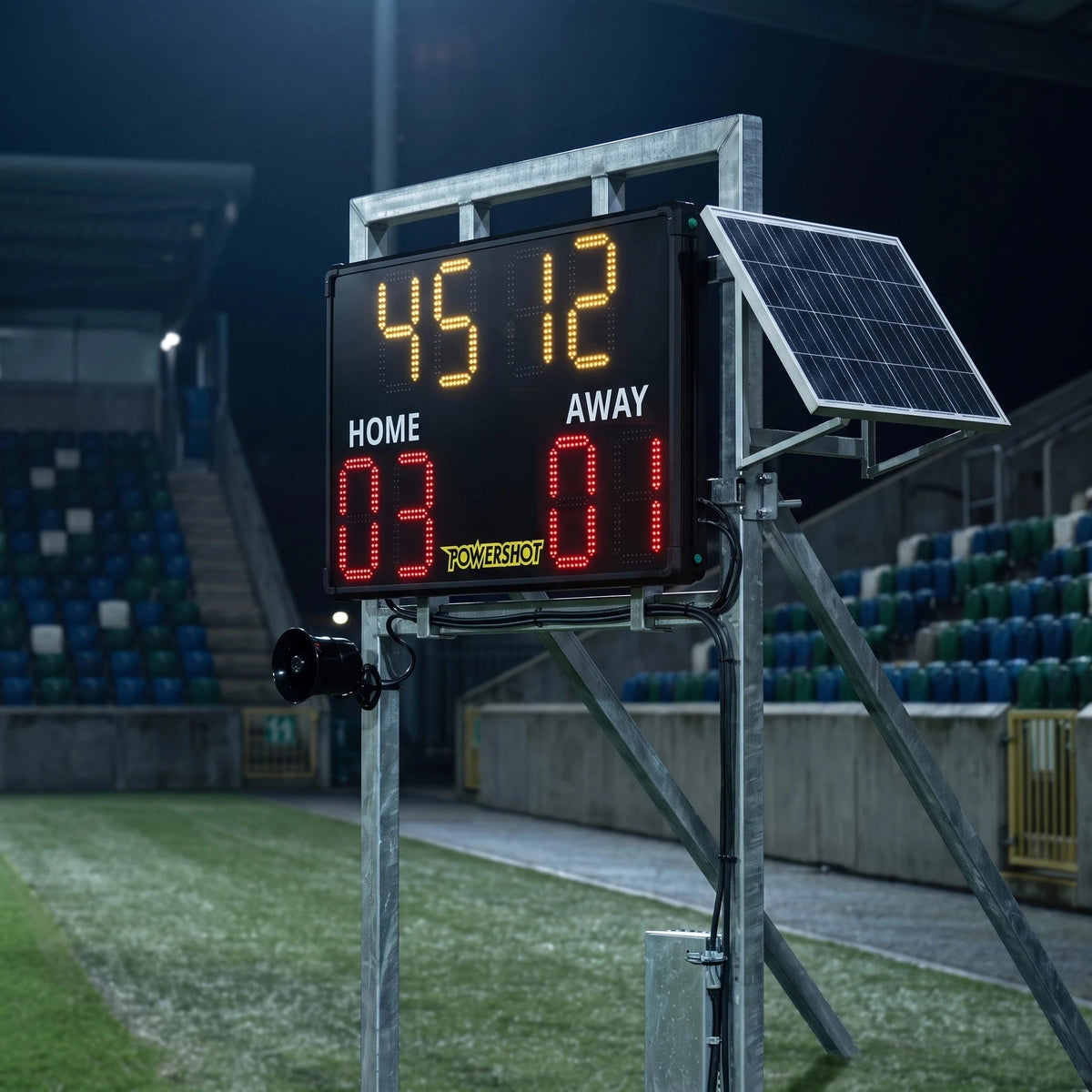Tabellone segnapunti innovativo per il calcio da esterno – 110 cm x 70 cm x 7 cm