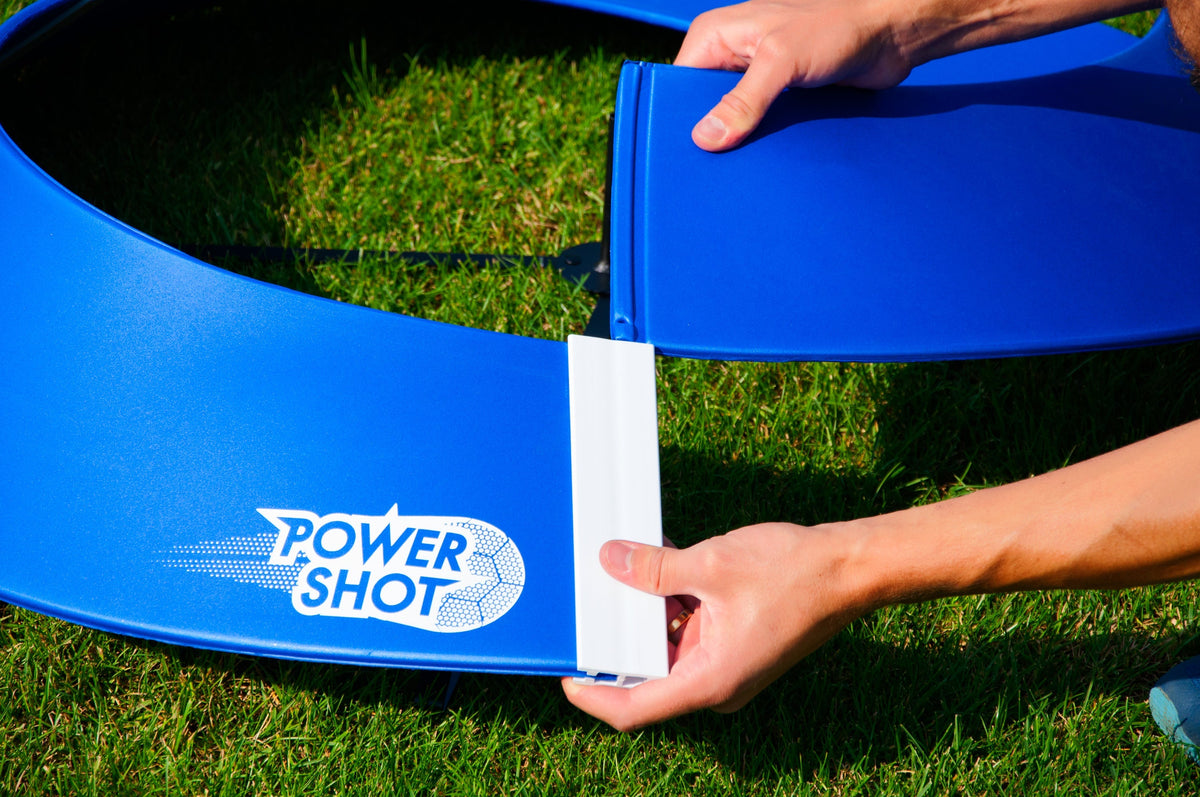 Set di bersagli 3 FOOT GOLF con asta a bandiera e borsa per il trasporto