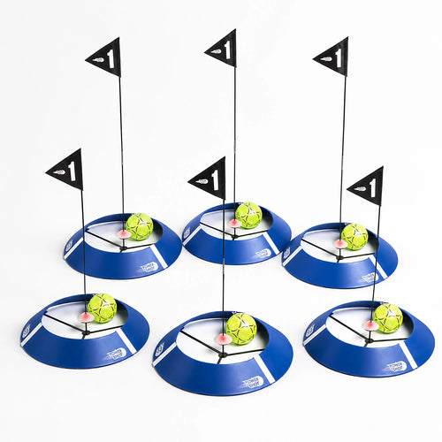 Kit di 6 bersagli FOOT GOLF con luci