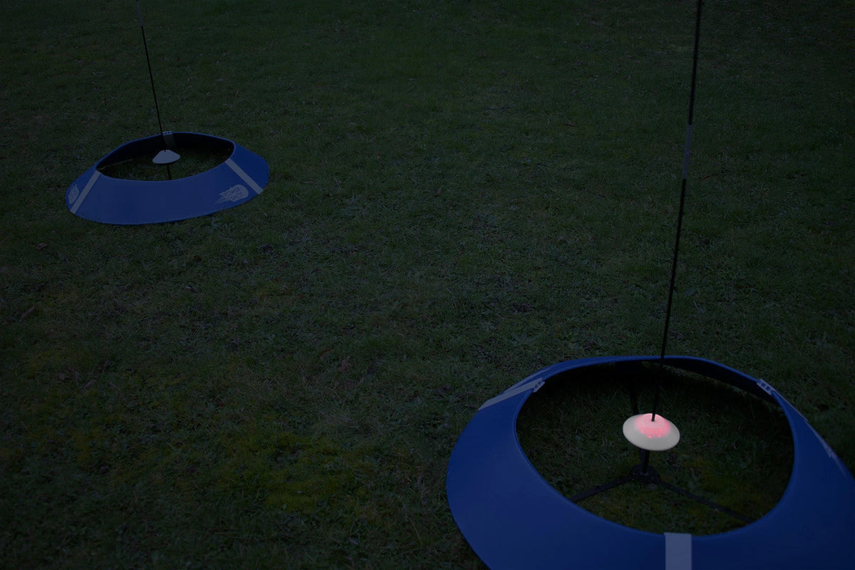 Kit di 10 piastrine da FOOT GOLF con piastrine luminose