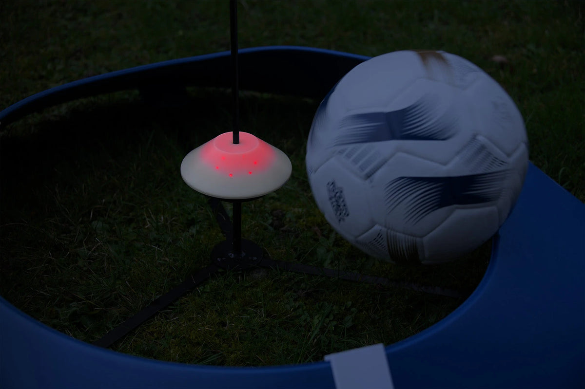 Kit di 10 piastrine da FOOT GOLF con piastrine luminose