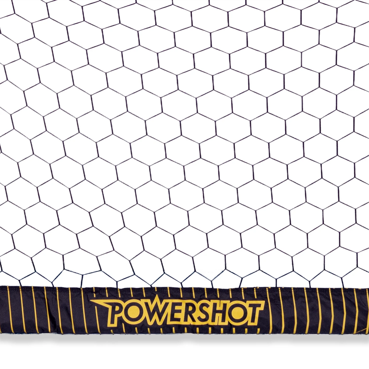Black steel football goal - 3m x 2m Powershot