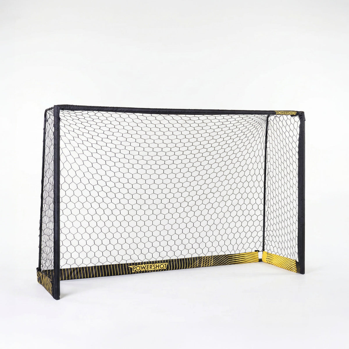 Porta da calcio in acciaio nero - 3 x 2 m