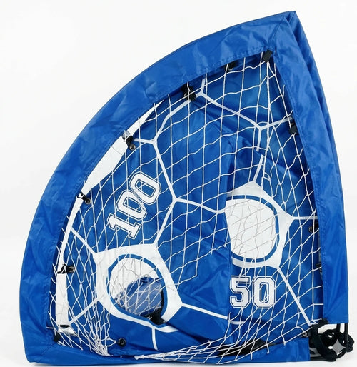 Porta da calcio 2 in 1 con bersaglio di allenamento