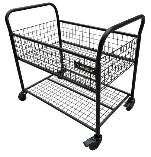 Carrello portaoggetti con ruote e maniglie