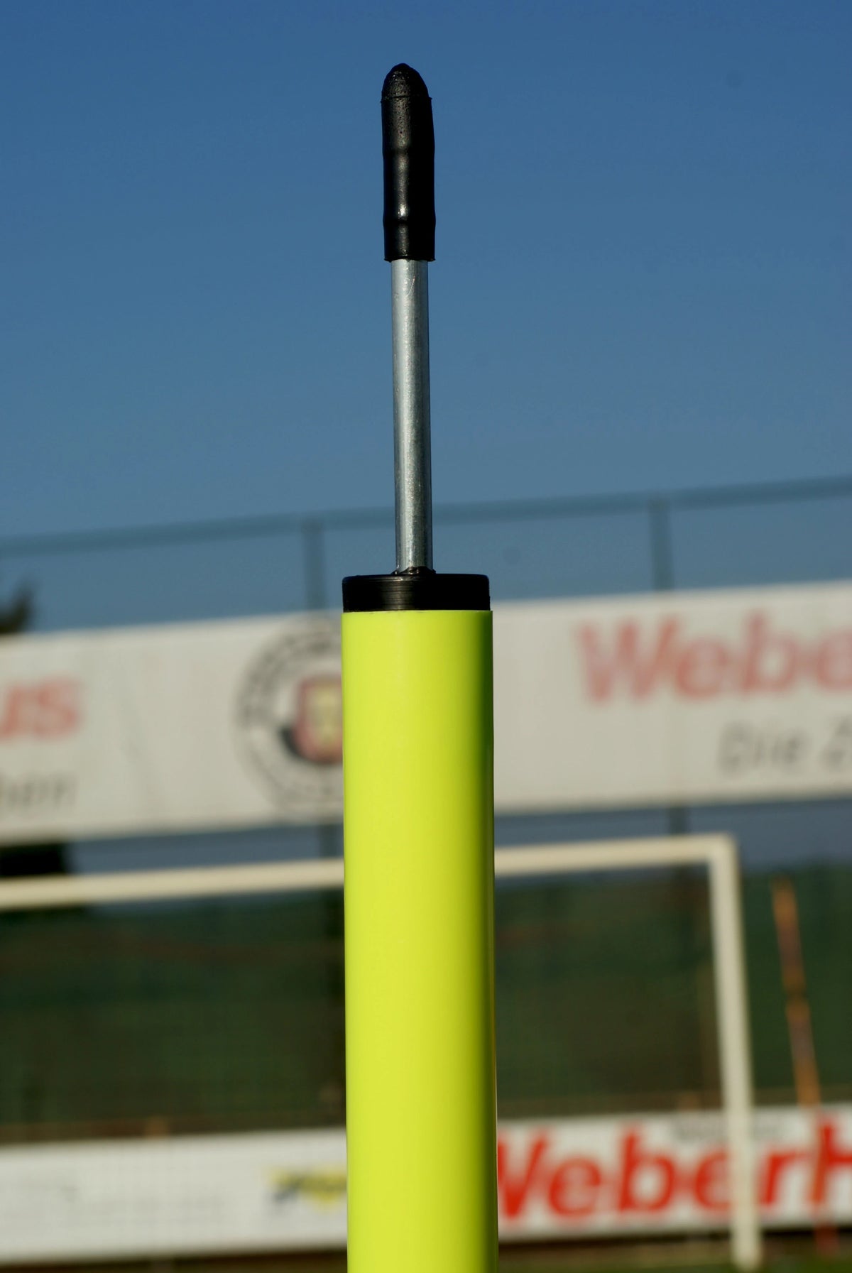 Set di 10 pali da slalom giallo neon con punte per terreno – 172cm