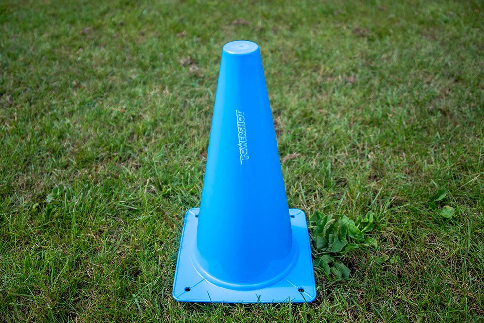Set di 4 coni di delimitazione - Giallo 30 cm