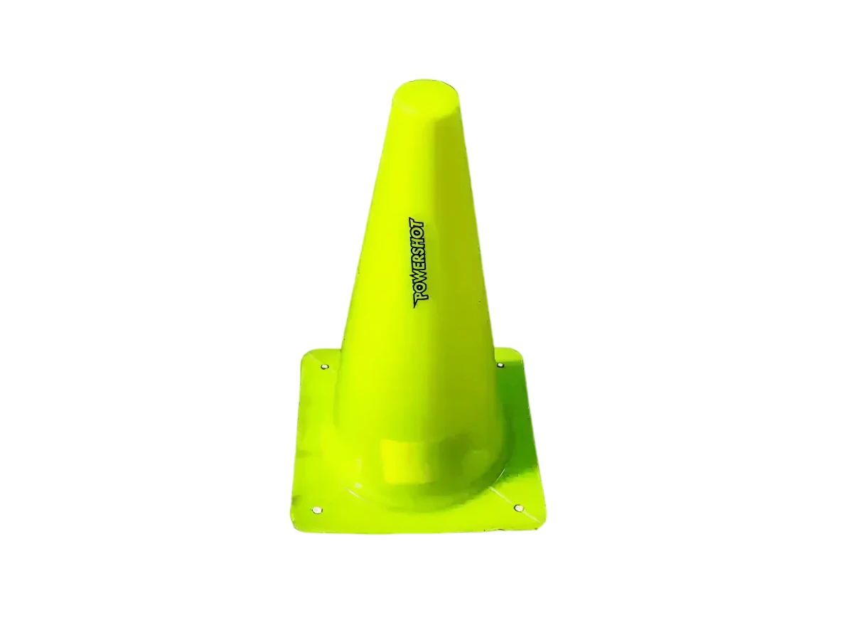 Set di 4 coni di delimitazione - Giallo 30 cm