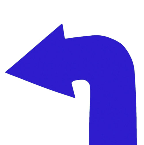 Lotto di 4 frecce curve marcatrici