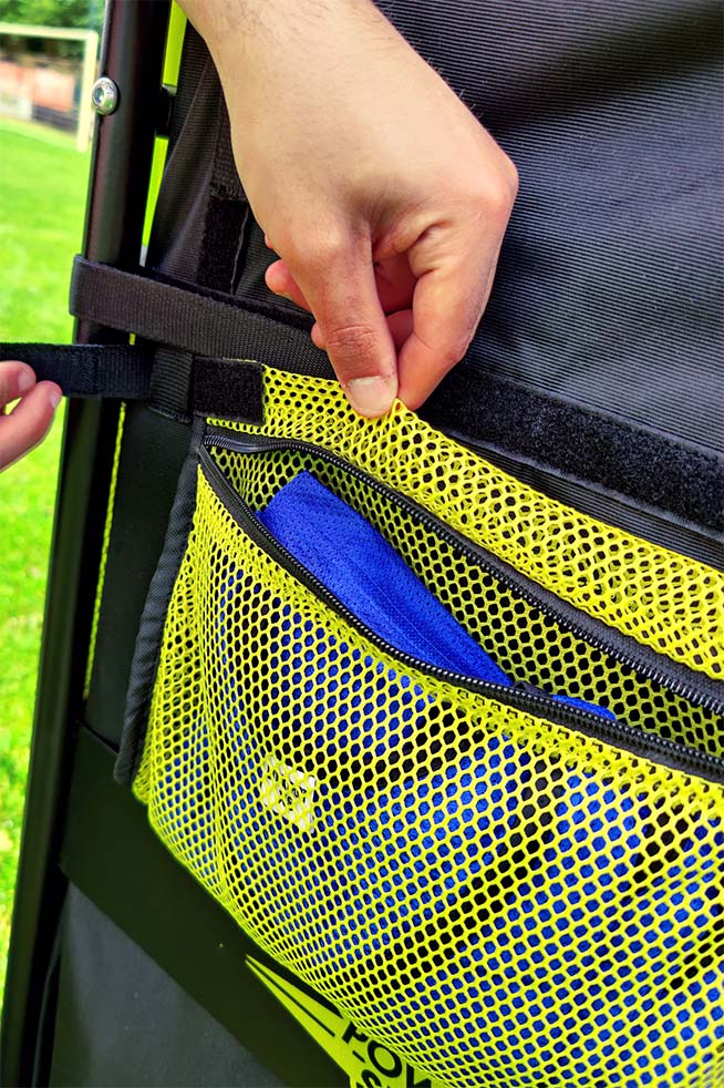 Carrello portapalloni robusto per attrezzatura da allenamento
