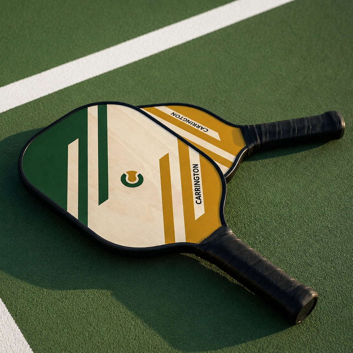 Pickleball - Racchetta di legno ecologica di base (set di 2)