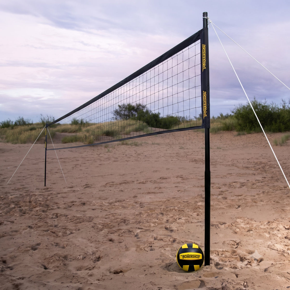Set da pallavolo 9,14 m - Con pali, sacchetto, rete, palla e pompa