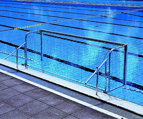 COPPIA DI PORTE DA PALLANUOTO REGOLAMENTARI FISSE