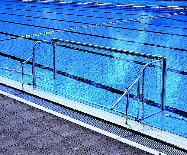 COPPIA DI PORTE DA PALLANUOTO REGOLAMENTARI FISSE