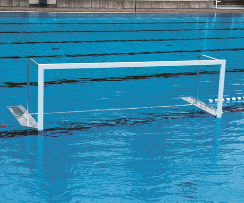 COPPIA DI PORTE DA PALLANUOTO REGOLAMENTARI, GALLEGGIANTI E PIEGHEVOLI