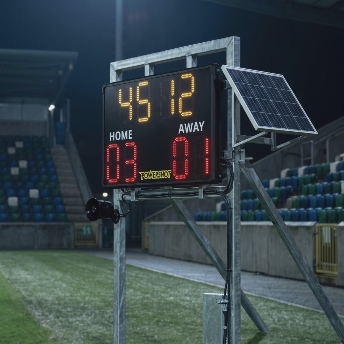 Tabellone segnapunti innovativo per il calcio da esterno – 110 cm x 70 cm x 7 cm