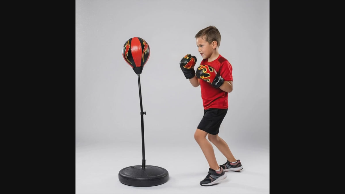 Sacco da boxe con guantoni da boxe - Bambini
