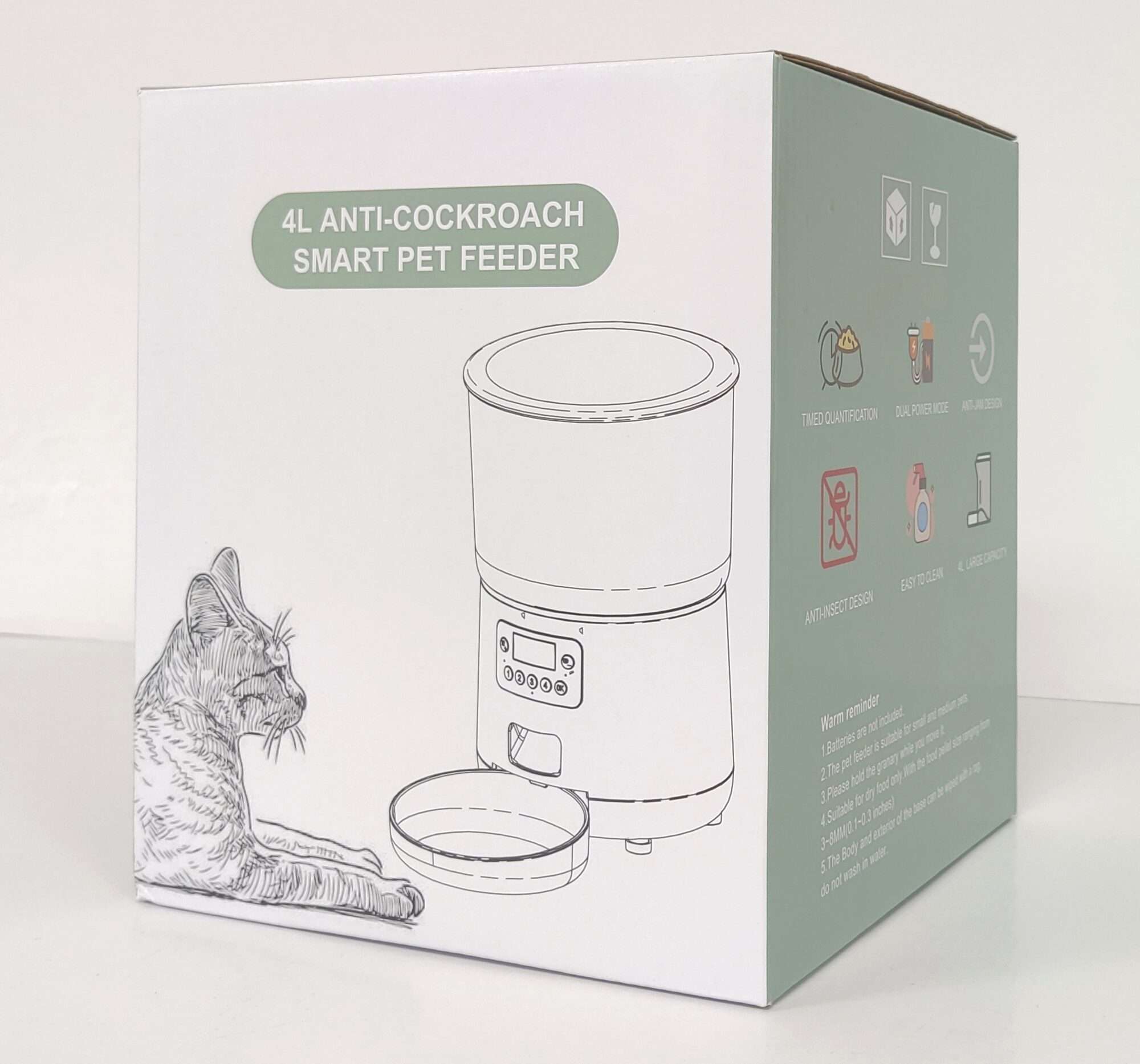 Image du produit : Distributore di cibo per cani e gatti - 4L