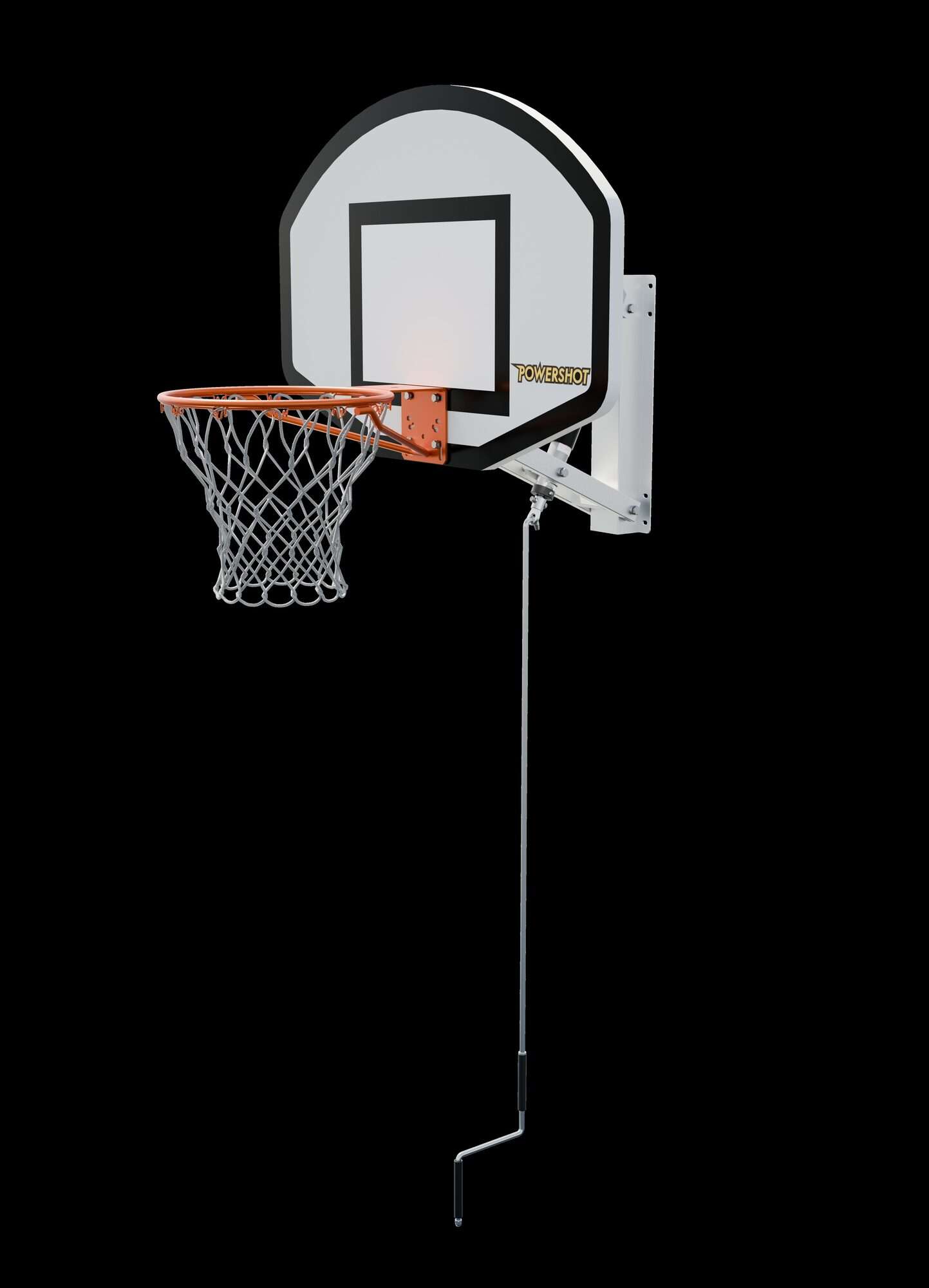 Image du produit : Canestro da basket - a parete e regolabile - A casa o nel palazzetto dello sport!