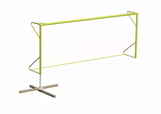 Porta da beach soccer 5.5 X 2.2m - Fissa - ALLUMINIO