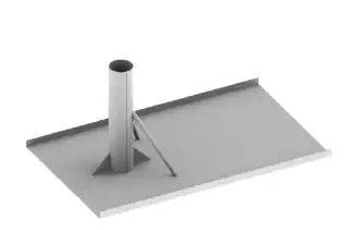 Tubo per interrare pali da beach-volley