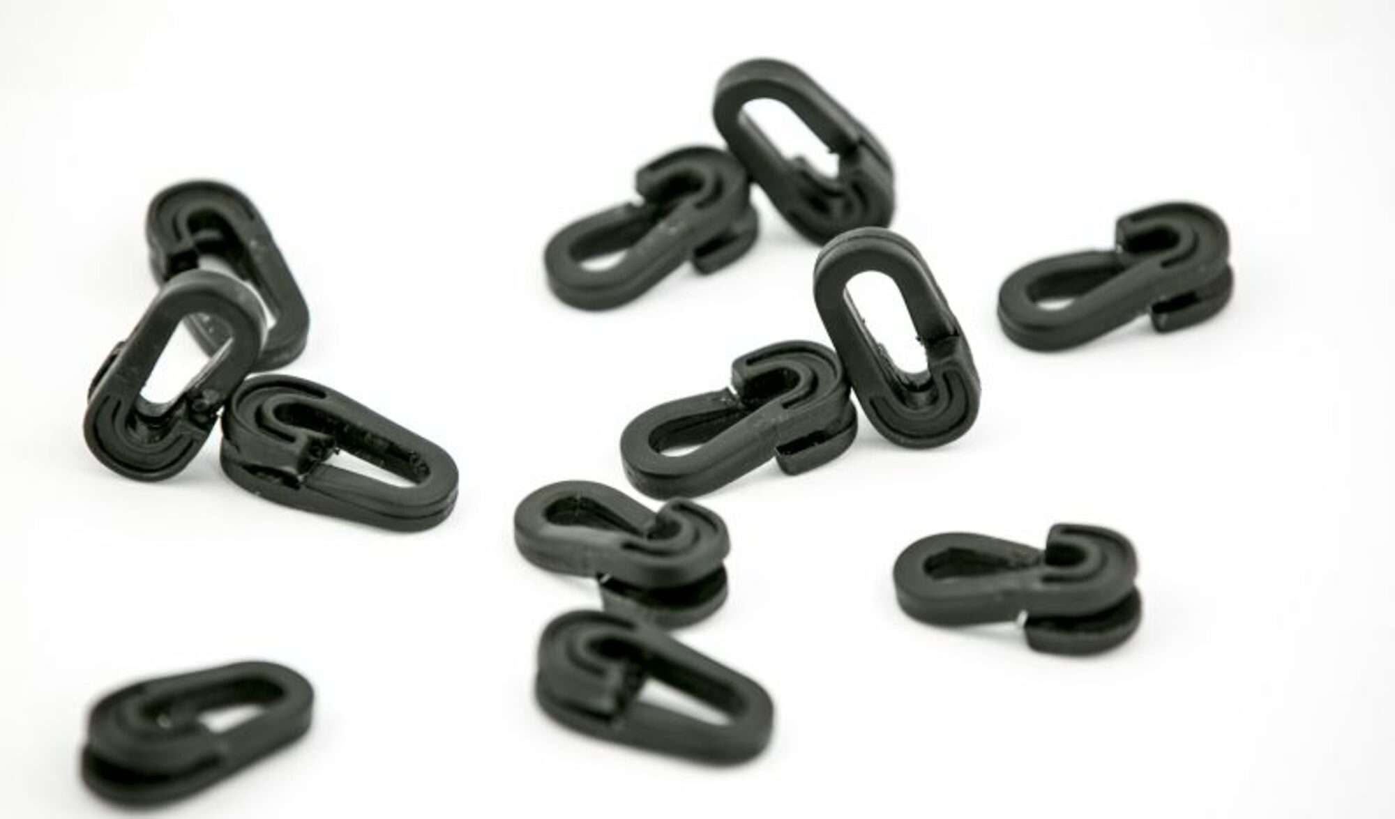 Image du produit : Lot de 40 clips de filet noirs en PVC