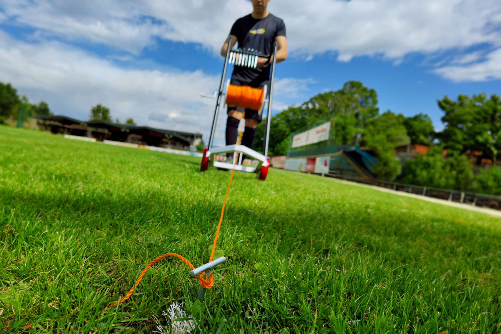 Image du produit : Carrello con corda segnacampo