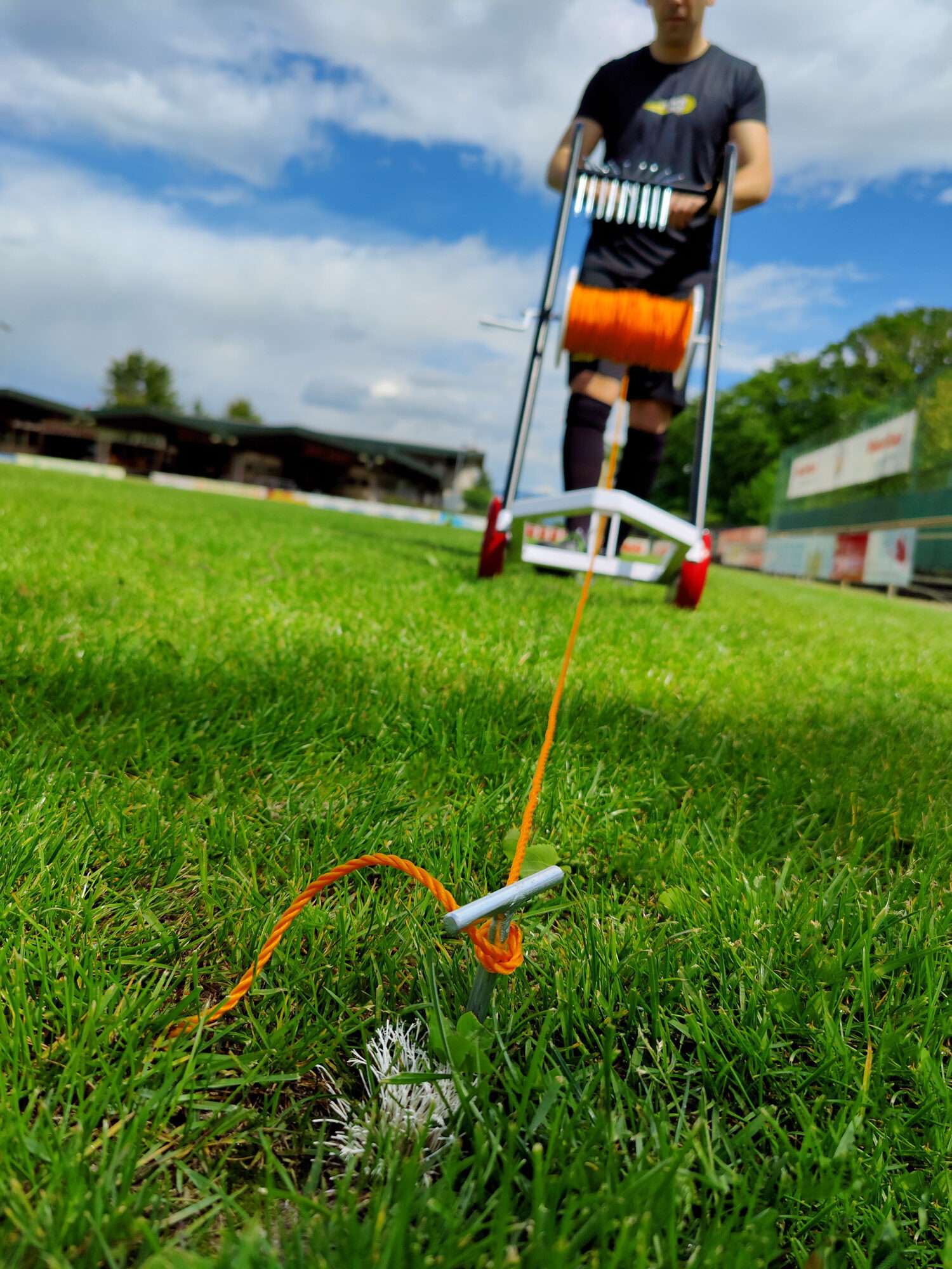 Image du produit : Carrello con corda segnacampo