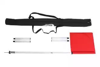 Lotto di 4 bandierine da calcio d’angolo ufficiali