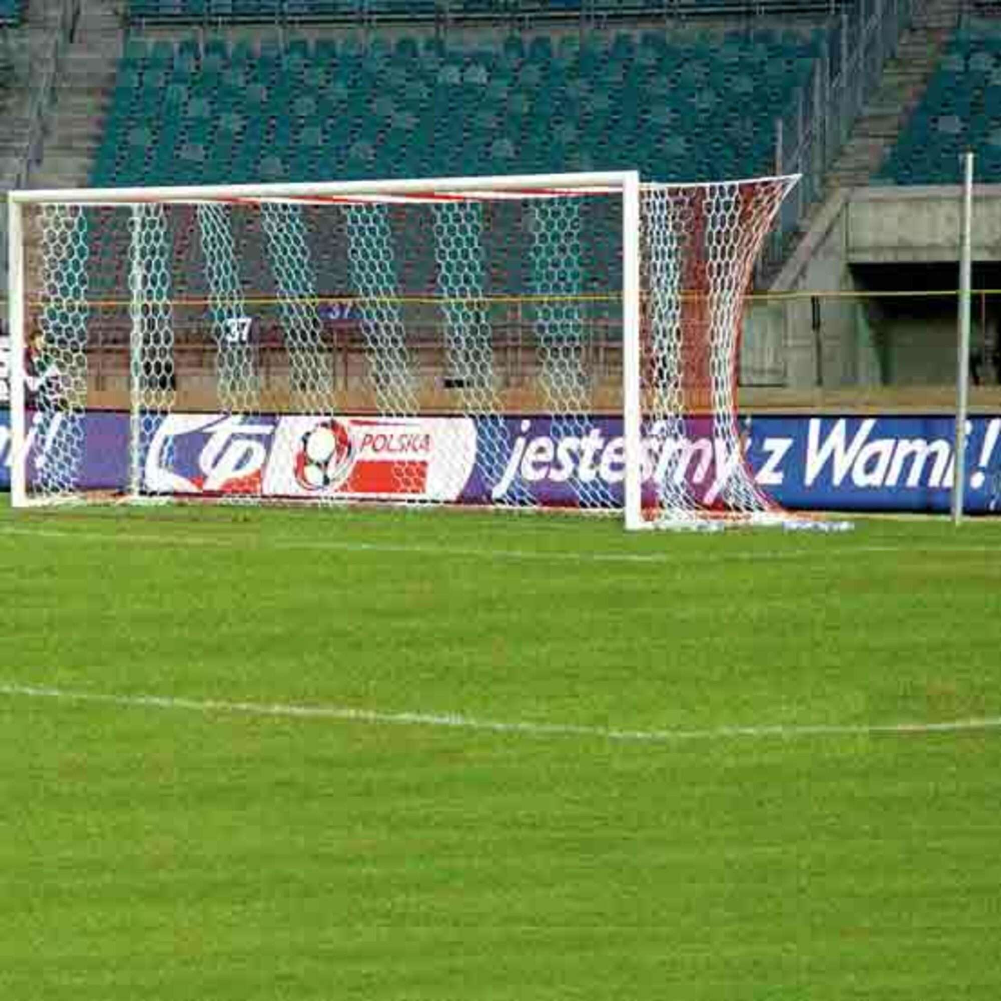 Image du produit : Porta da calcio regolamentare in alluminio fissa ( 7,32 x 2,44m )