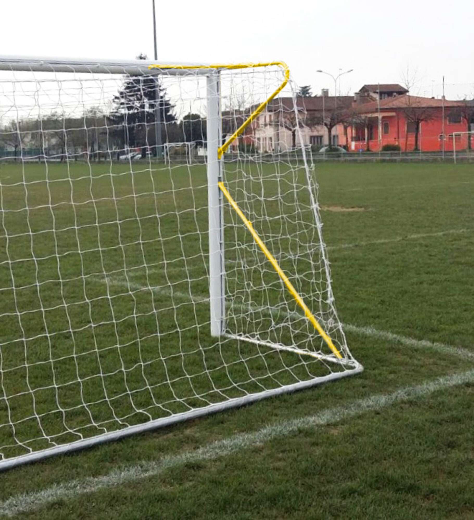 Image du produit : Porta da calcio a 8 trasportabile - Giallo