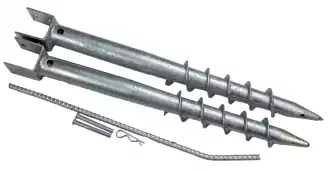 Ancrage de terre but à 8 (38x1.8)