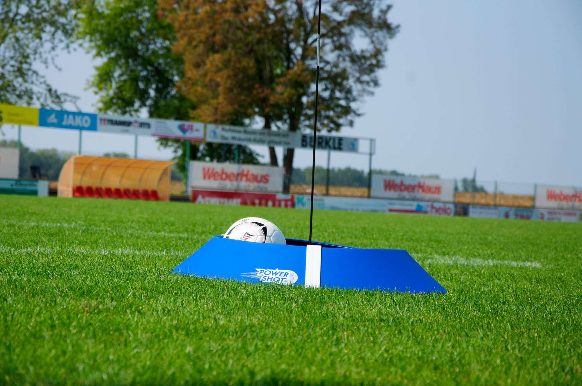 Image du produit : Set di bersagli 3 FOOT GOLF con asta a bandiera e borsa per il trasporto