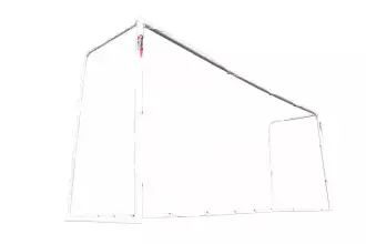 Porta da calcio POWERSHOT 5 x 2 m uPVC - 2 anni di garanzia!
