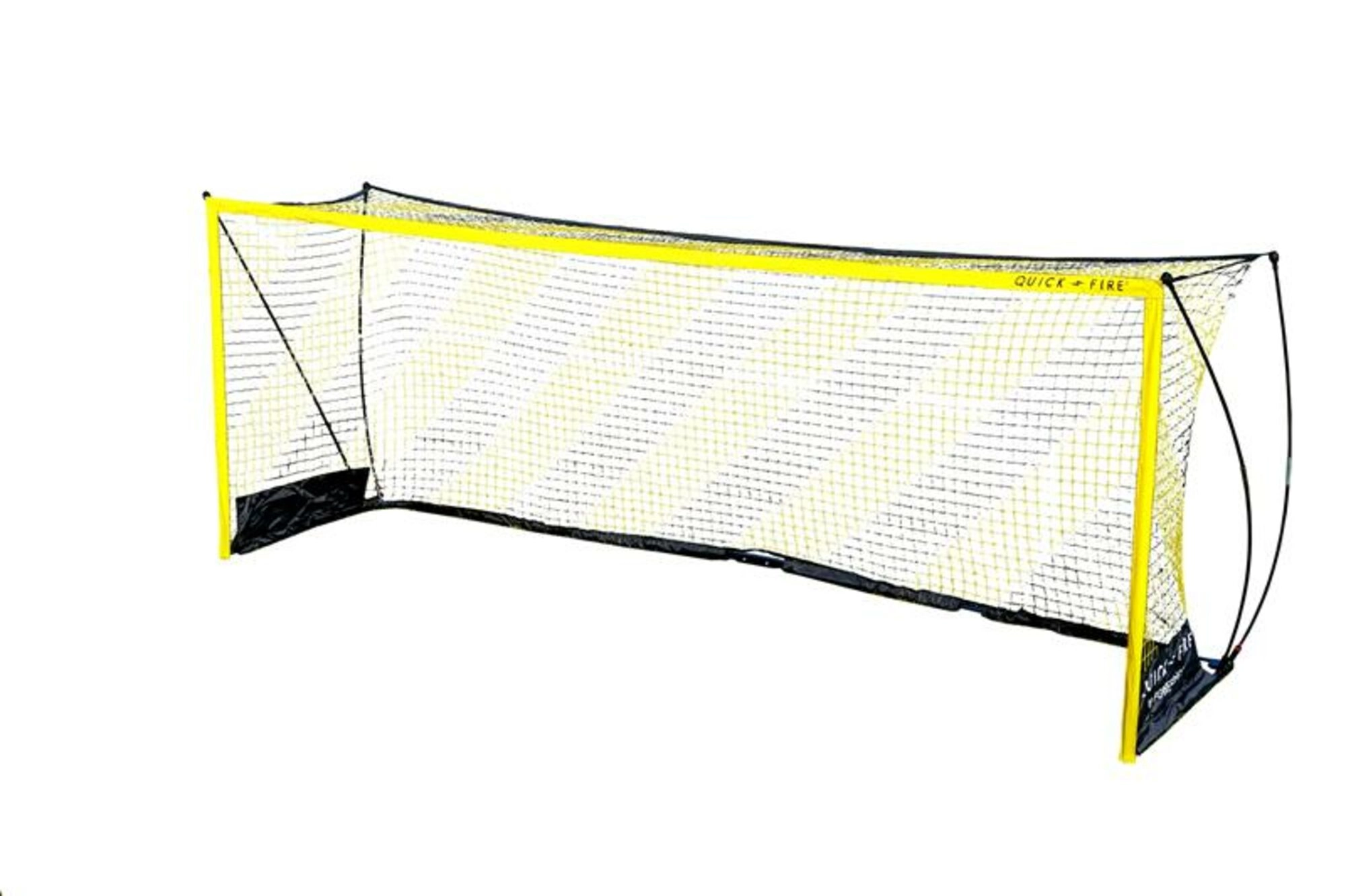 Porte Da Calcio Relaxdays Per Giardino - Set Da 2, 110x150x75 Cm, Con Rete, Nero