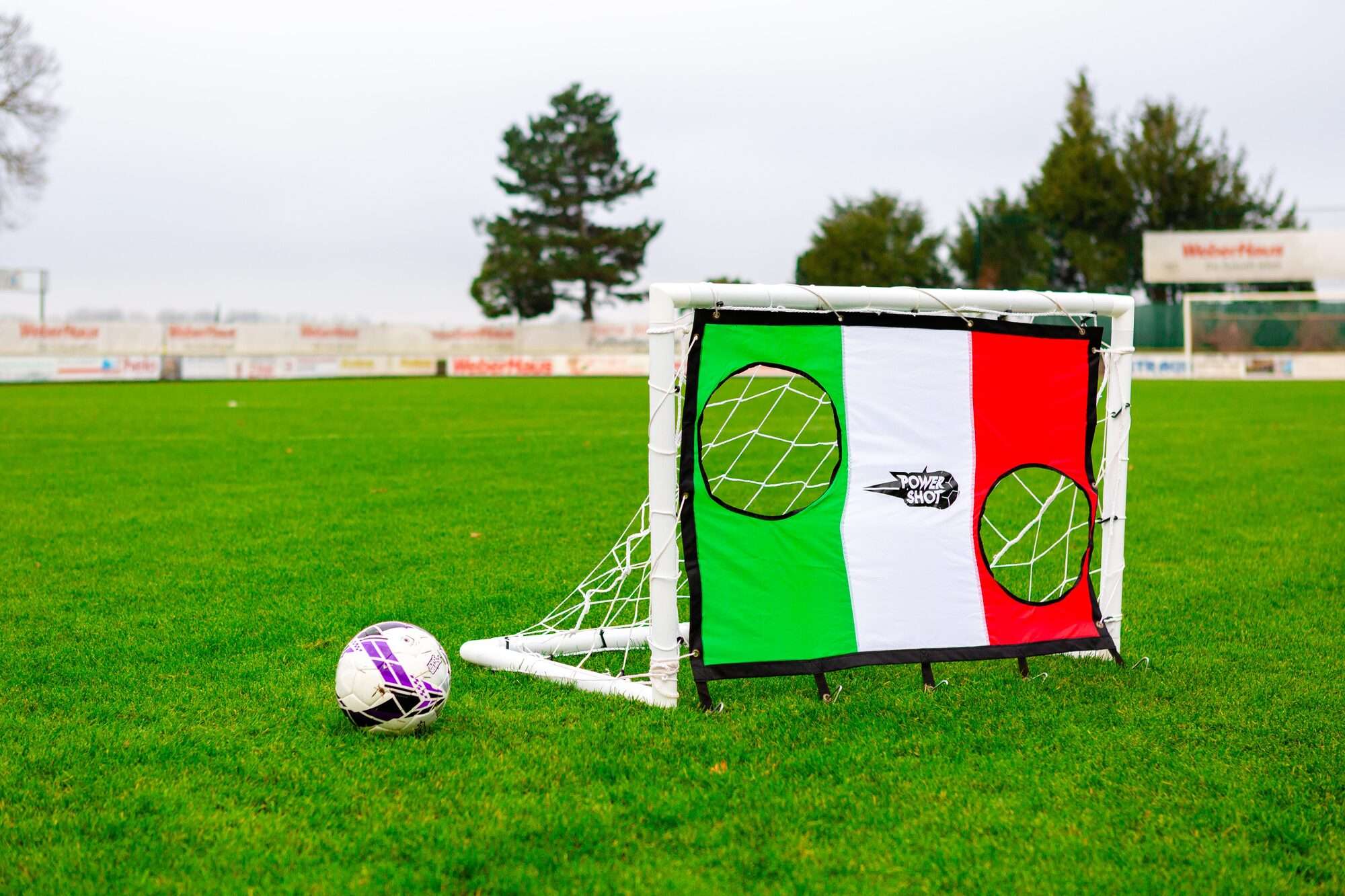 Image du produit : Porta da calcio (1,2 m x 0,8 m - PVC) + muro di tiro Italia