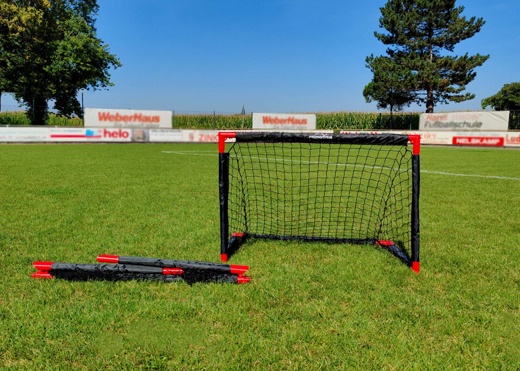 Image du produit : Porta da calcio pieghevole - 90 x 60 cm - pallone gratuito