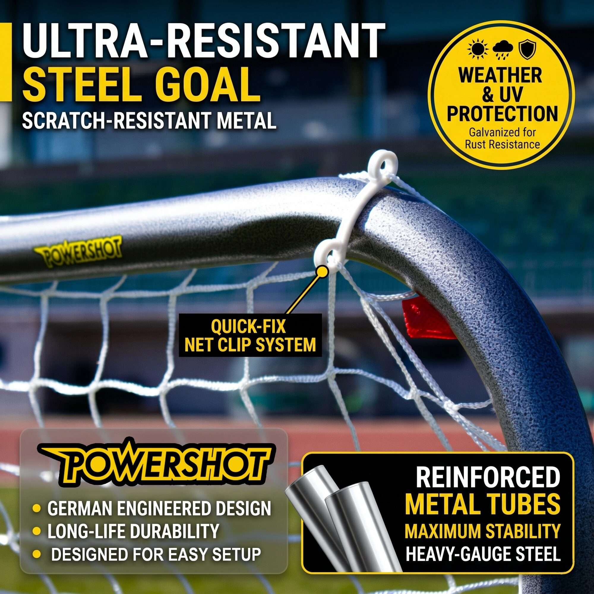 Image du produit : Porta in acciaio 1,8 x 1,2 m - Extra resistente!