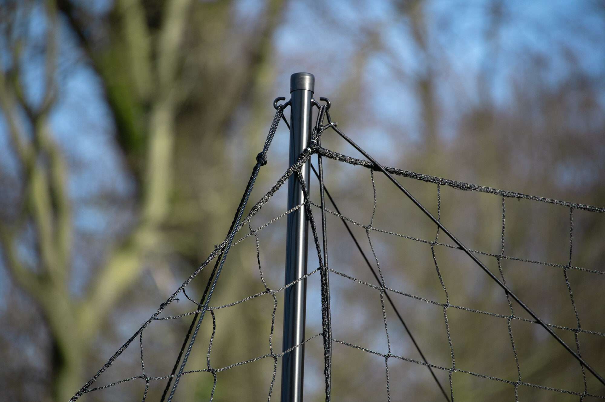 Image du produit : Porta da calcio - 3,70 x 1,80 m - Rete di protezione integrata 6,50 x 3 m