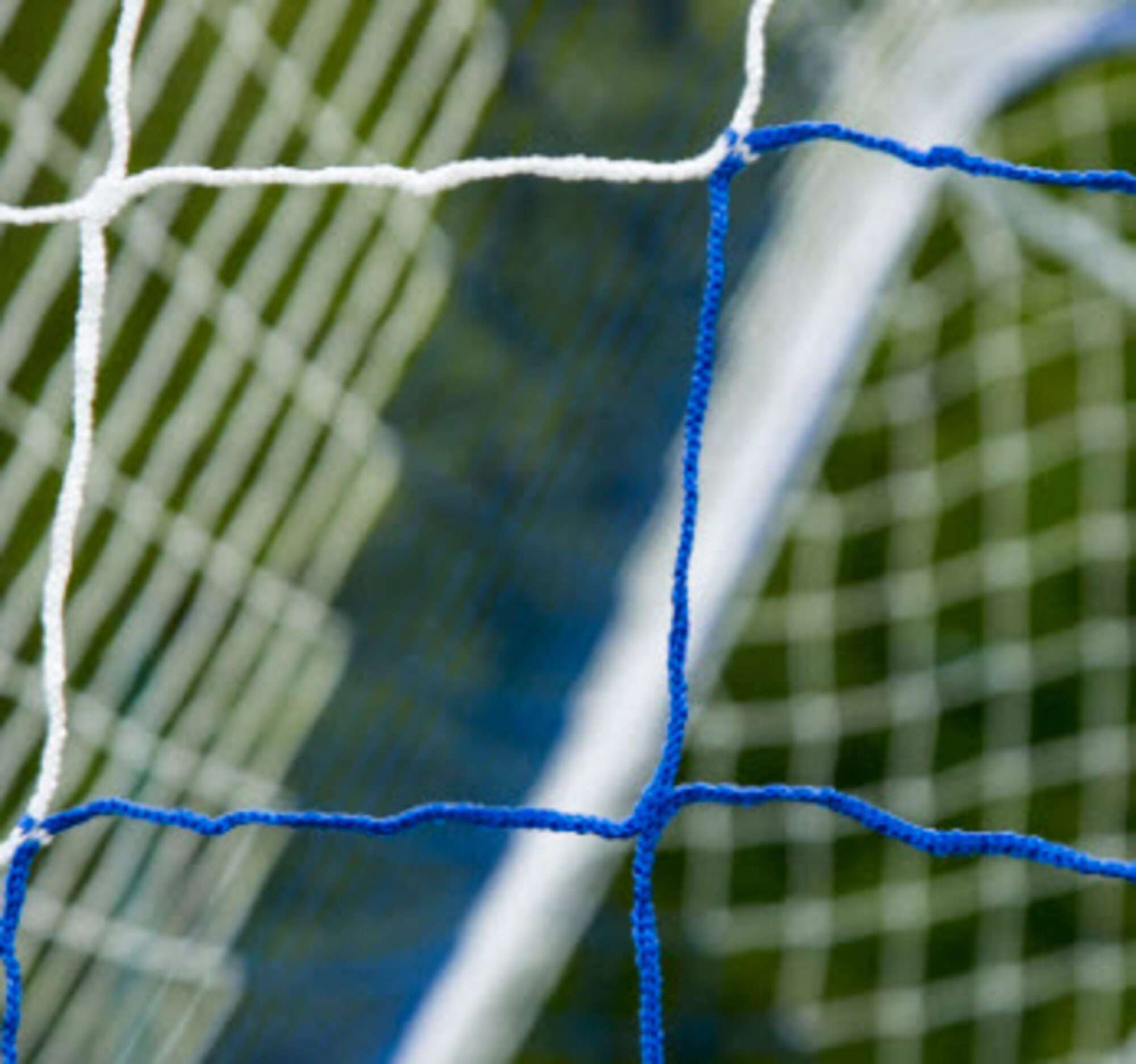 Image du produit : Rete da Calcio bicolore (7,32 x 2,44 x0,90 x2 m) - Bianco/Blu