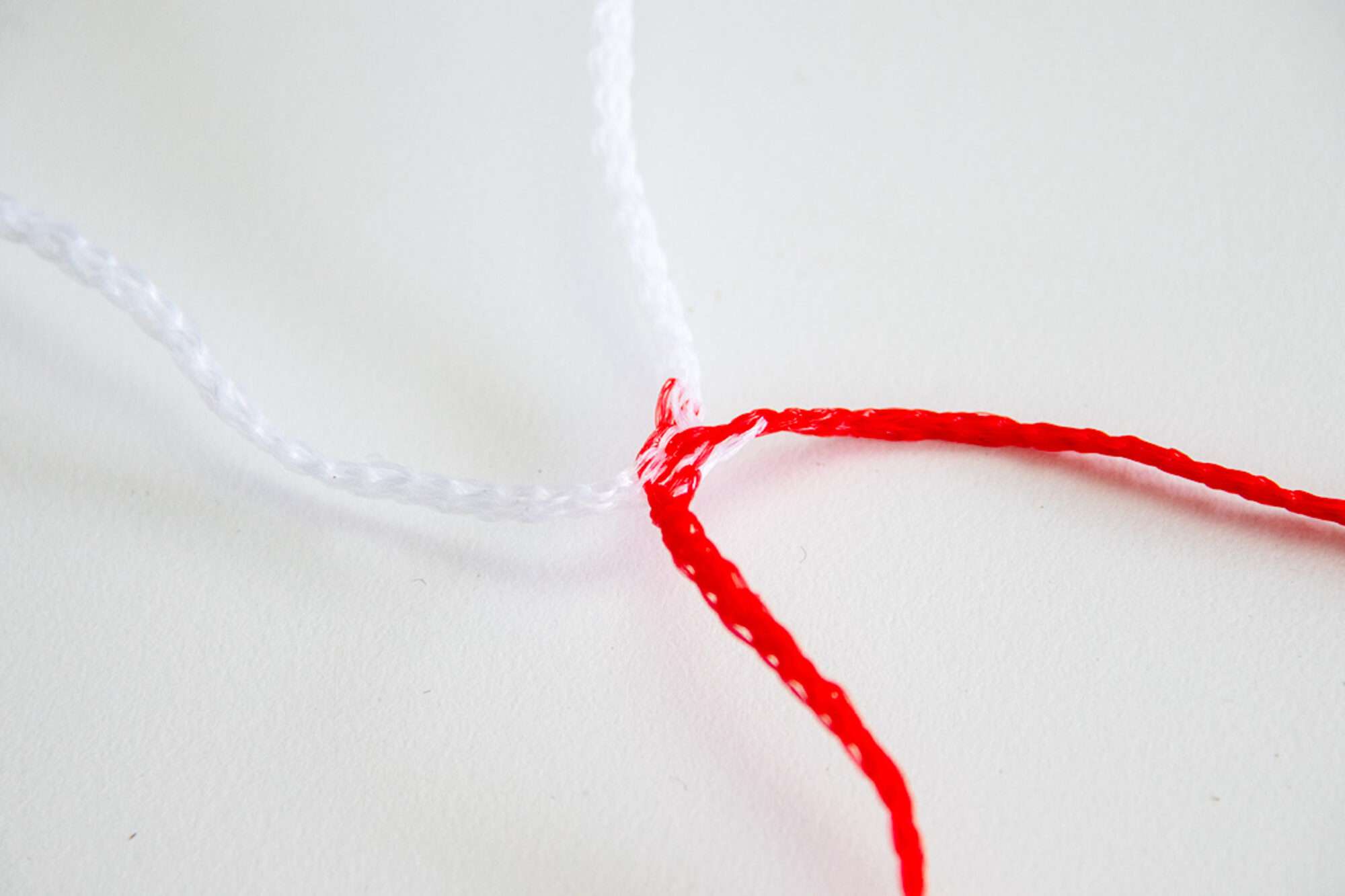 Image du produit : Rete da calcio - 3x2m - Rosso/bianco