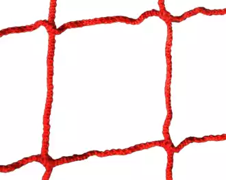 Rete per porta stadio colorata (7,32 x 2,44 x 2 x 2m) - 4mm Rosso