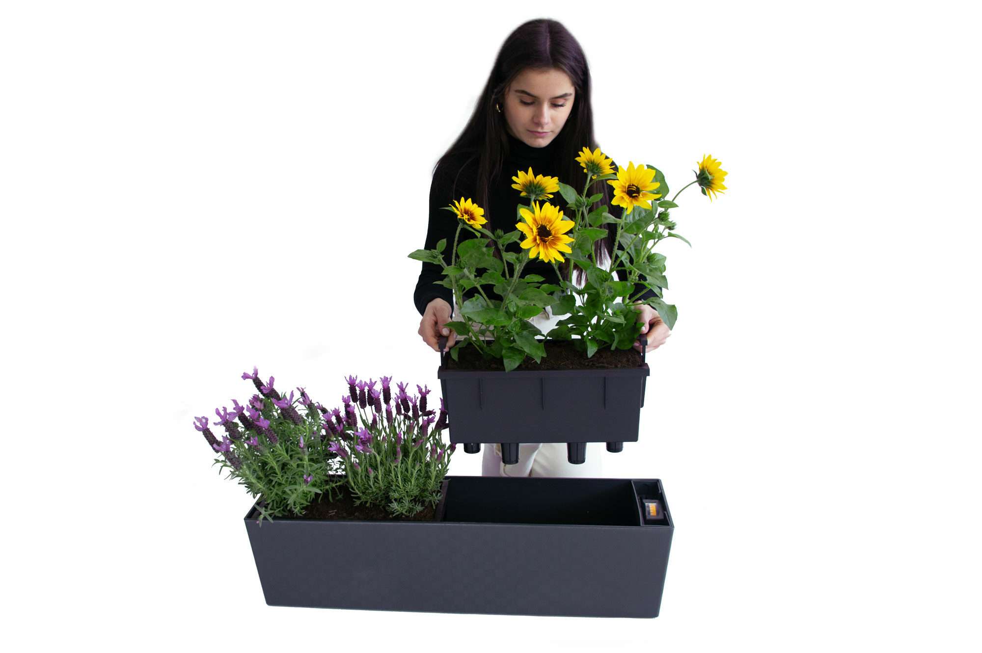 Image du produit : Vaso autoirrigante SUPREME - 75 cm