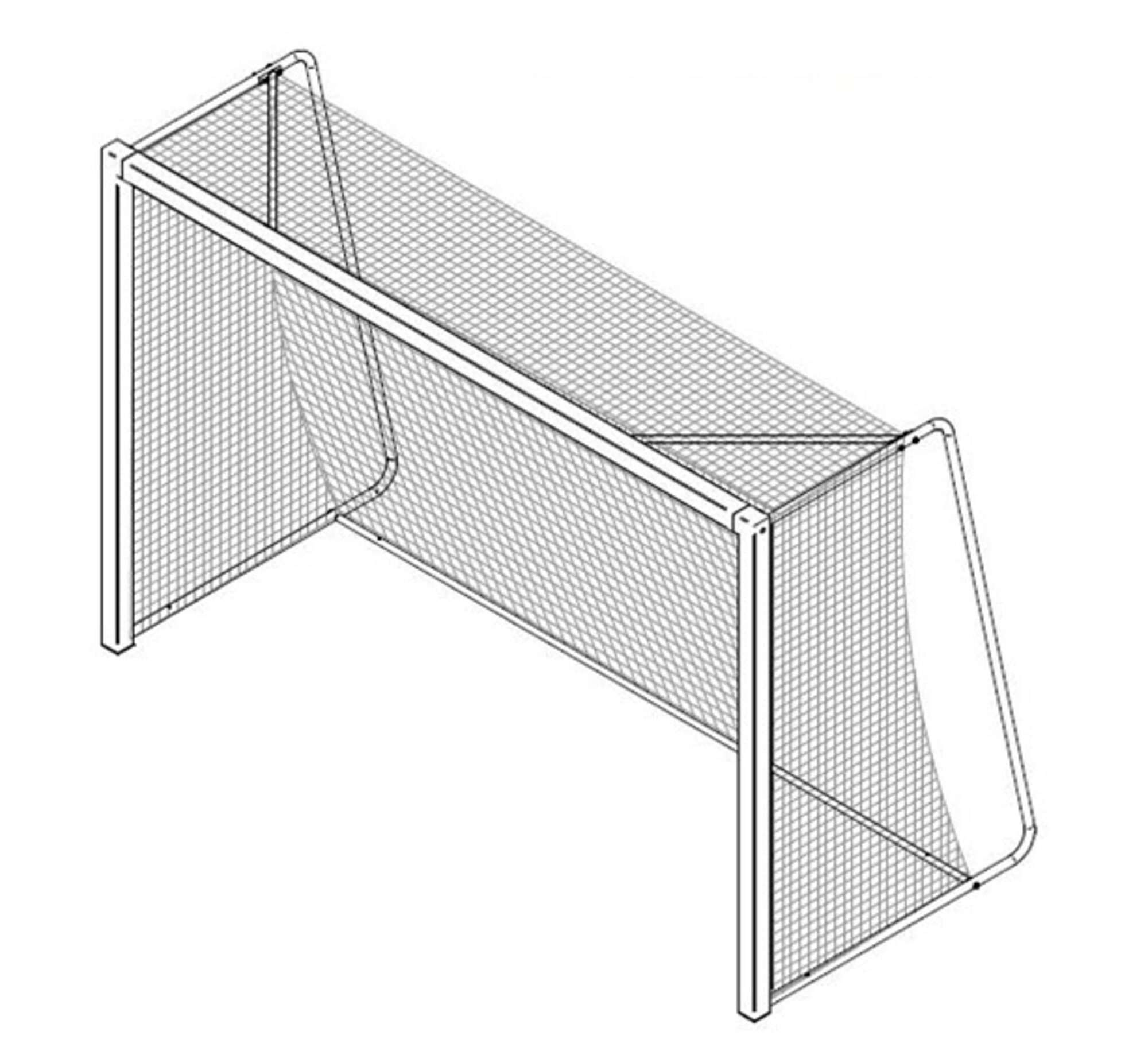 Image du produit : Porta da pallamano - Mobile - Acciaio o alluminio